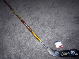 Connor Mcdavid Edmonton Oilers Signed Autographed Hockey Stick W/ Psa