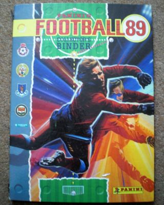 Football 89 Panini 100 Complete Sticker Album 1989 Inc Rare Binder Soccer Full