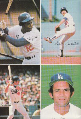 Los Angeles Dodgers Vintage 1978 MLB Baseball Photo Album Yearbook Program 4