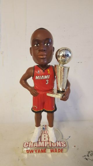 Dwayne Wade Miami Heat 2006 Nba Finals Champions Trophy Bobble Head No Box