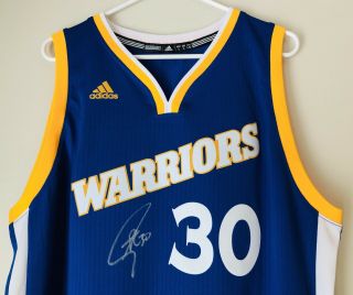 Stephen Curry Signed Golden State Warriors Autographed Swingman Jersey Fanatics