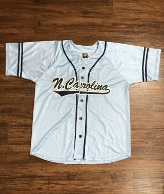 Vintage 90’s North Carolina Tar Heels Baseball Jersey Xl Light Weight Mesh