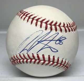Dellin Betances Single Signed Baseball Autographed Auto Jsa Sticker Only Yankees