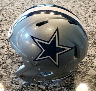 Riddell Speed Dallas Cowboys 16 Game Worn Helmet 2014 - 2015