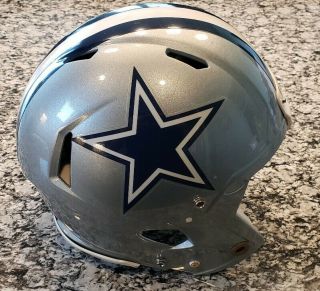 Riddell Speed Dallas Cowboys 16 Game Worn Helmet 2014 - 2015 2