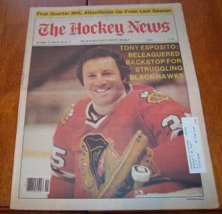 The Hockey News December 19 1980 Tony Esposito