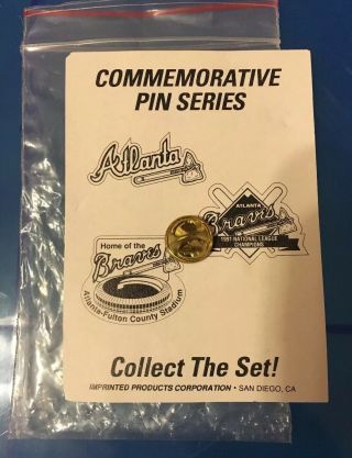Atlanta Braves Fulton County Stadium MLB Collectible Lapel Pin Baseball 2