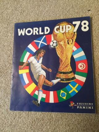 Panini World Cup Argentina 1978 Album With 264/400 Stickers