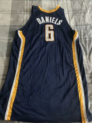 2008 - 2009 MARQUIS DANIELS INDIANA PACERS NBA BASKETBALL GAME JERSEY 2