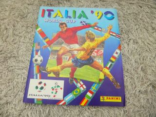 Italia 90 Panini Football Sticker Album Complete Vgc