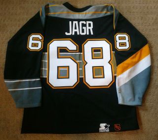 Jaromir Jagr Authentic Starter Jersey Pittsburgh Penguins Robo Pen Sz 48 Nhl