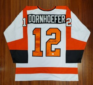 Gary Dornhoefer Autographed Signed Jersey Philadelphia Flyers Jsa