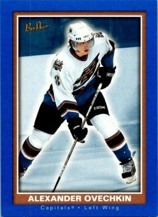 2005 - 06 Beehive Blue Alex Ovechkin Rookie Card 102 Hockey Week Blowout