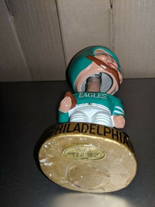 1960 ' s Philadelphia Eagles Gold Base Bobblehead Nodder Japan 7