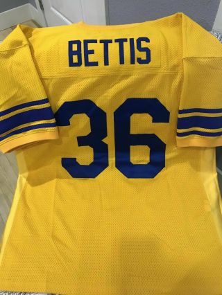 Authentic Mitchell & Ness 1995 Los Angeles Rams Jerome Bettis Jersey Size 54