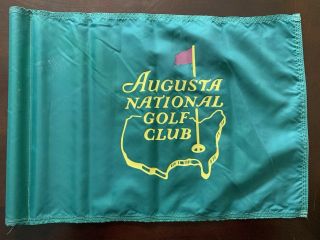 Angc Augusta National Golf Club Course Flown Pin Flag Masters Tournament Pga