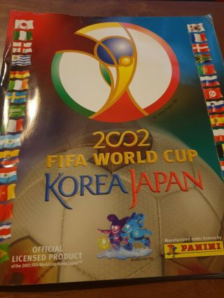 Panini World Cup Sticker Album Korea/japan 2002 - Fully Completed Album