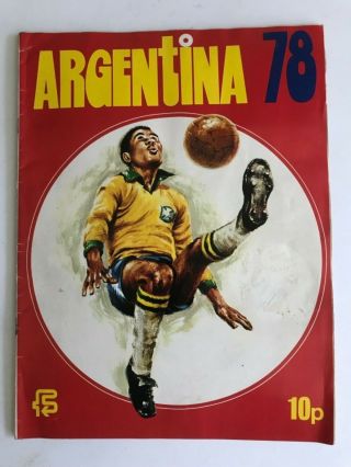 Fks - World Cup 78 Soccer Stars Sticker Album.  Complete,