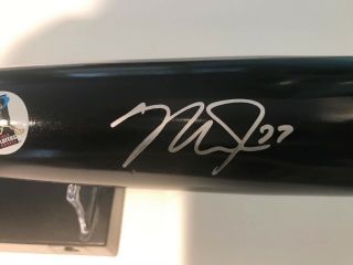 Mike Trout Autographed Bat,  Mlam Meeting 2015,  Mlb Authenticated