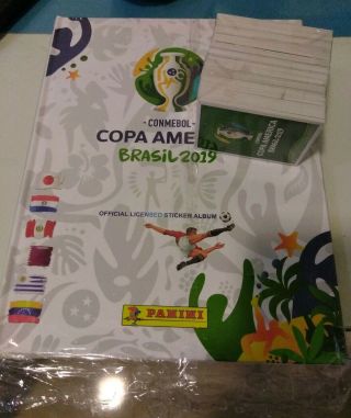 Complete Panini Copa America Brasil 2019 Hard Cover Album