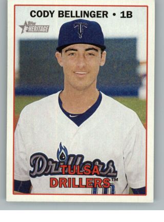 2016 Topps Heritage Minor League 47 Cody Bellinger Rookie Rc