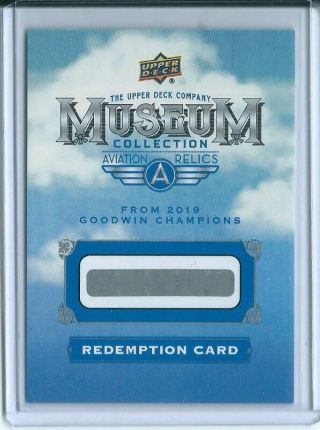 2019 Goodwin Museum Aviation Relic Redemption