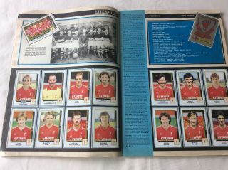 Panini ' s football 86 sticker album complete - UK POSTAGE 5