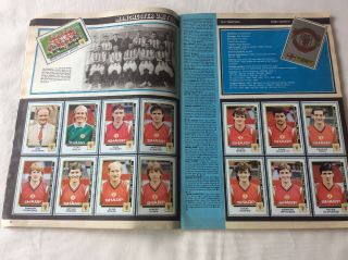 Panini ' s football 86 sticker album complete - UK POSTAGE 6