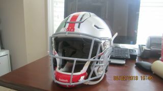 Denzel Ward Ohio State Buckeyes Riddell Speed Flex Football Helmet W/ 3d Bumpers