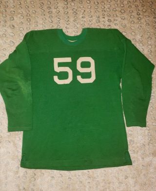 1930s Lowe & Campbell Game Wool Football Jersey Eagles