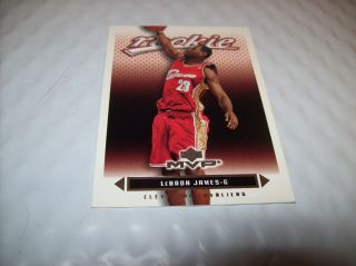2003 - 04 Upper Deck Mvp 201 Lebron James Rc Rookie - With Tracking