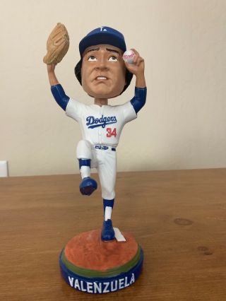 Fernando Valenzuela Signed Bobblehead Dodgers 1981 Cy Young & Roy Rare