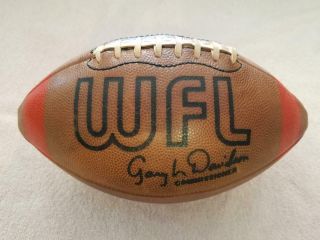 Official,  Game - Wfl Football
