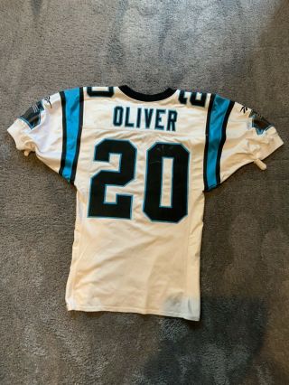 Carolina Panthers,  Winslow Oliver 1996 Rookie Game,  Team Issued Jersey