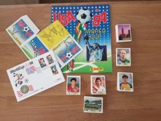 Panini World Cup Usa 94 Complete Loose Set,  Empty Album,  Bonus -