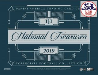 Trayveon Williams 2019 Panini National Treasures Collegiate Case 4box Break