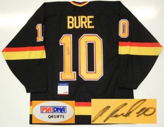 Pavel Bure Signed 1994 Stanley Cup Vancouver Canucks Maska Jersey Psa/dna