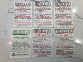 Panini Mexico 70 World Cup 1970 Football Israel Stickers/cards Loft Find Rare 2
