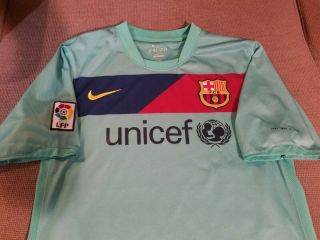 Barcelona soccer jersey Away season 2010/2011 size L 2