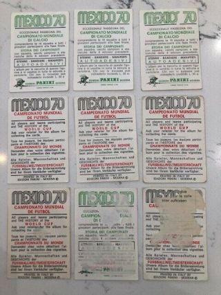 Panini Mexico 70 World Cup Football Stickers/cards 1970 Loft Find Rare Joblot 2