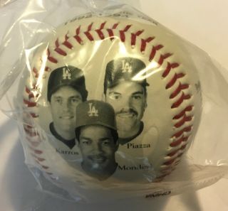 L.  A.  Dodgers Rookie Of The Year Ball1992 - 94 Raul Mondesi Mike Piazza Eric Karros