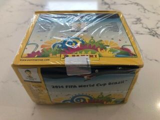 Panini Brazil 2014 World Cup Stickers Box 100 Packs Rare