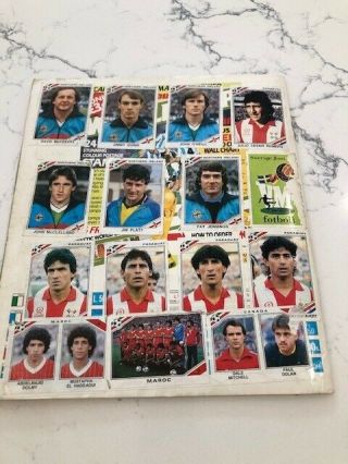 Panini Mexico 86 Sticker Album World Cup 1986 About 95 Complete Rare Loft Find 3