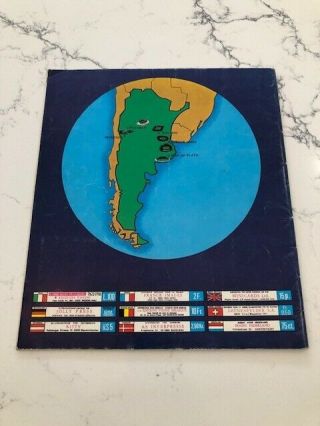 Panini Argentina 78 Sticker Album World Cup 1978 Loft Find Rare 2