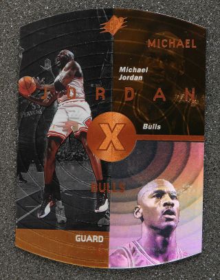 1997 - 98 Spx Bronze 6 Michael Jordan Die Cut Hof Chicago Bulls