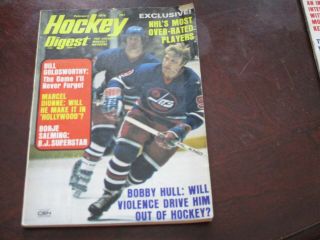 Hockey Digest February 1976 Bobby Hull Most Over - Rated Players Nhl