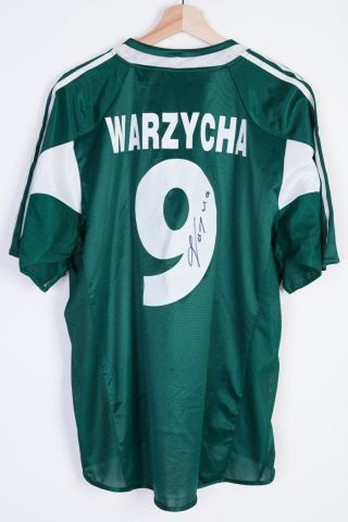 Panathinaikos match worn shirt,  Krzysztof Warzycha 2005 - last game 2
