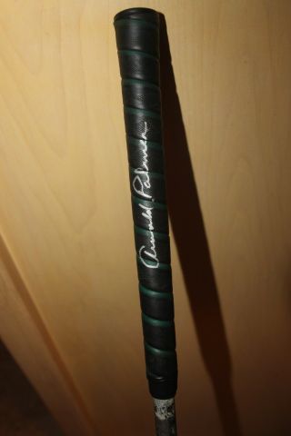 Arnold Palmer Signed 1 Iron With Cert By Arnie In 60 " S Compitition.