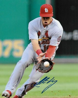 Kolten Wong Signed Autographed St.  Louis Cardinals 8x10 Photo W/coa