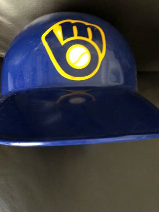 Milwaukee Brewers Vintage Abc Batting Helmet Size 7 1/2